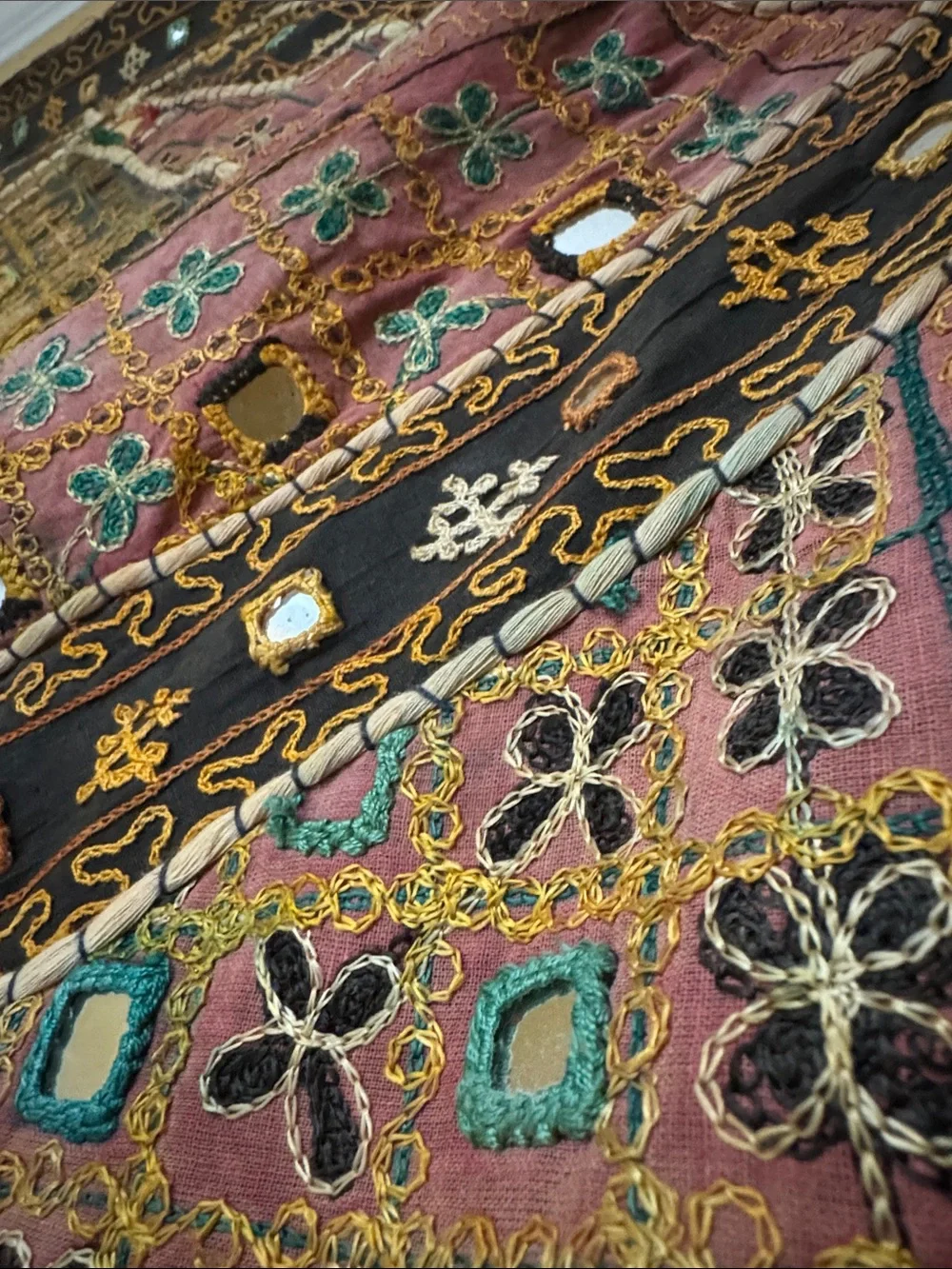 N/A handcrafted embroidered
